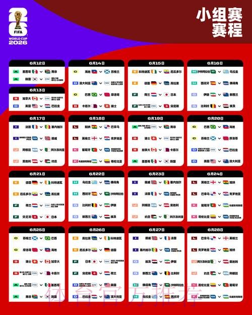 2026世界杯赛程怎么看 2026世界杯赛程怎么看